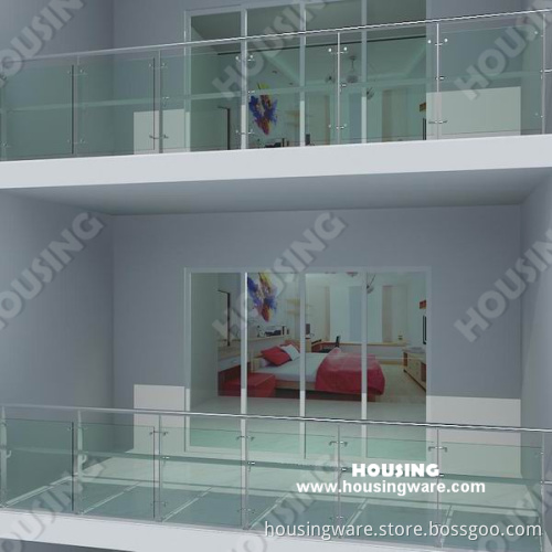 Flexible Railing / Handrail / Balustrade with Glass Panels